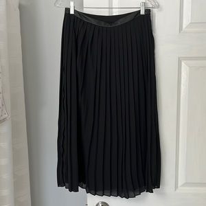 Banana Republic Midi Black Skirt